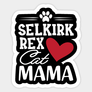 Silkirk Rex Cat Mama Sticker